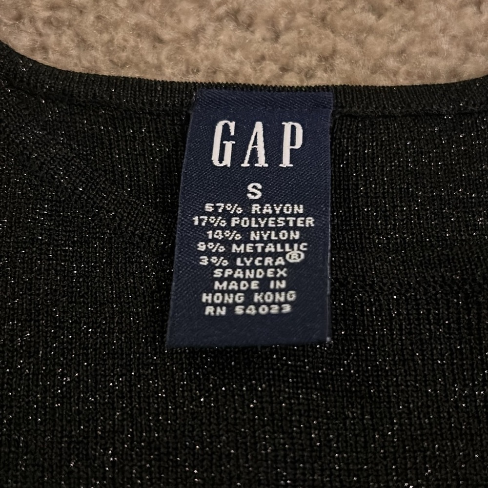 Gap metallic stretchy tank